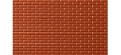 noch 55005 Mur de brique, rouge